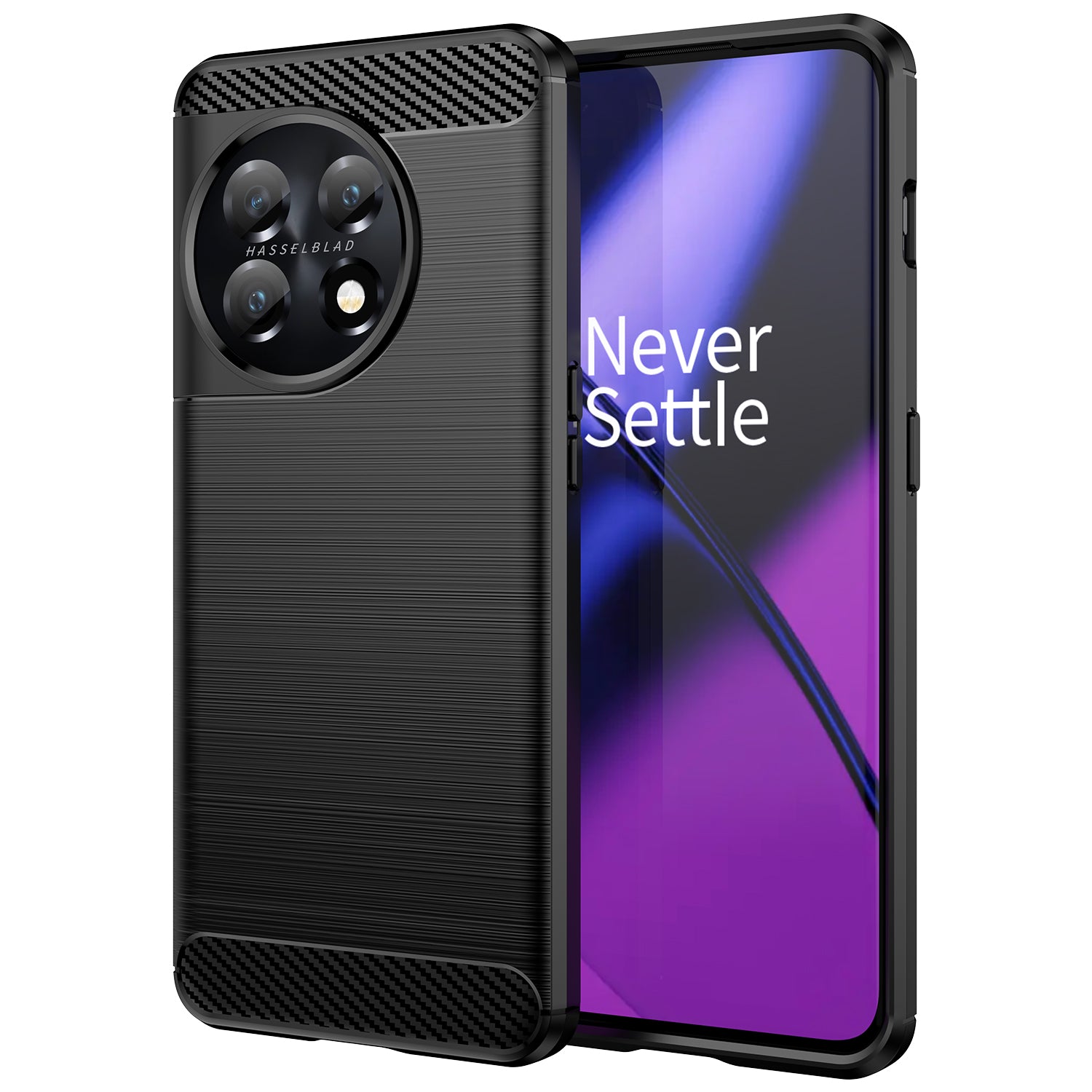 For OnePlus 11 5G Anti-scratch TPU Cover Brushed Carbon Fiber Texture Phone Case For OnePlus 11 5G Anti-scratch TPU Cover Brushed Carbon Fiber Texture Phone Case